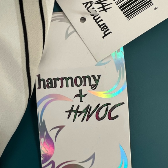 Harmony & Havoc ( NWT ) Multi Color Pants  - Size 13 - Picture 8 of 10